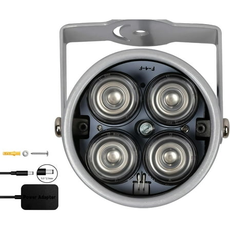 JC Infrared Illuminator 4 Led High Power LED IR Array Illuminator IR Lamp Wide Angle for Night Vision CCTV and IP Camera