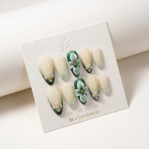 JC P1 Pure Handmade Press on nails, JC Press On Nails Kit , Short Length Nail Press Ons, Durable, Easy Application, Stylish Impress Press On Nails,Perfect for Daily Wear & Special Occasions