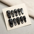 thumbnail image 1 of JC P12 Pure Handmade Press on nails, JC Press On Nails Kit , Short Length Nail Press Ons, Durable, Easy Application, Stylish Impress Press On Nails,Perfect for Daily Wear & Special Occasions, 1 of 7