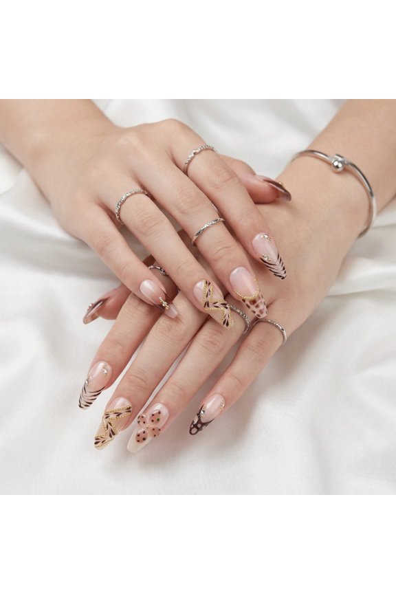 P22 Pure Handmade Press on nails, JC Press On Nails Kit , Short Length Nail Press Ons, Durable, Easy Application, Stylish Impress Press On Nails,Perfect for Daily Wear & Special Occasions