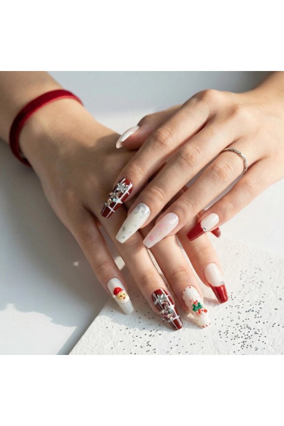 P27 Pure Handmade Press on nails, JC Press On Nails Kit , Short Length Nail Press Ons, Durable, Easy Application, Stylish Impress Press On Nails,Perfect for Daily Wear & Special Occasions