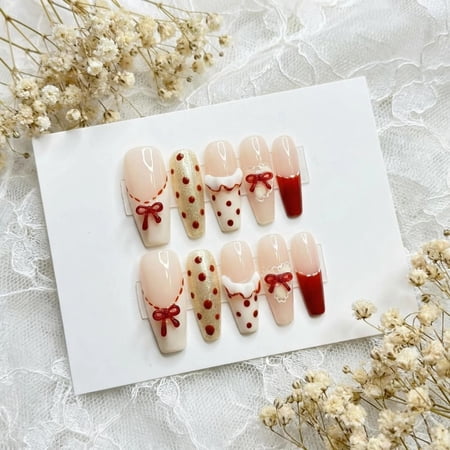 JC P29 Pure Handmade Press on nails, JC Press On Nails Kit , Short Length Nail Press Ons, Durable, Easy Application, Stylish Impress Press On Nails,Perfect for Daily Wear & Special Occasions