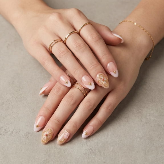 JC P33 Pure Handmade Press on nails, JC Press On Nails Kit , Short Length Nail Press Ons, Durable, Easy Application, Stylish Impress Press On Nails,Perfect for Daily Wear & Special Occasions
