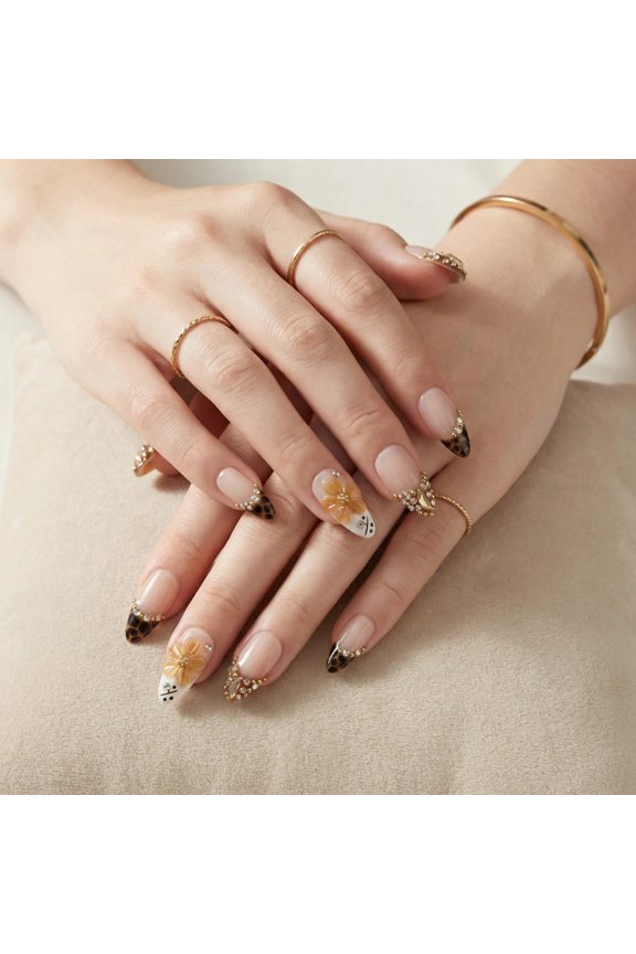 P35 Pure Handmade Press on nails, JC Press On Nails Kit , Short Length Nail Press Ons, Durable, Easy Application, Stylish Impress Press On Nails,Perfect for Daily Wear & Special Occasions