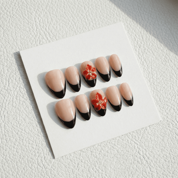 JC P5 Pure Handmade Press on nails, JC Press On Nails Kit , Short Length Nail Press Ons, Durable, Easy Application, Stylish Impress Press On Nails,Perfect for Daily Wear & Special Occasions