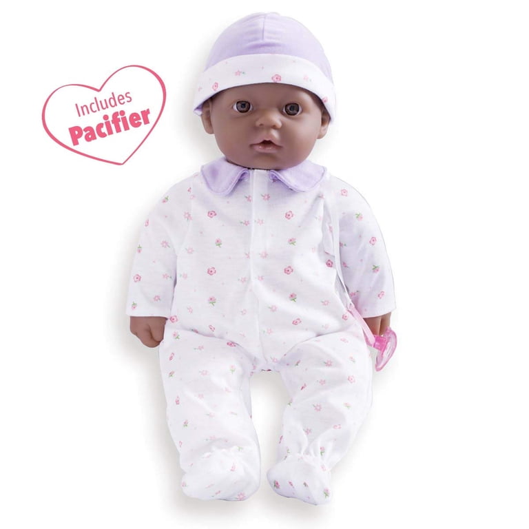 JC Toys La Baby 16-Inch African American Soft Baby Doll with