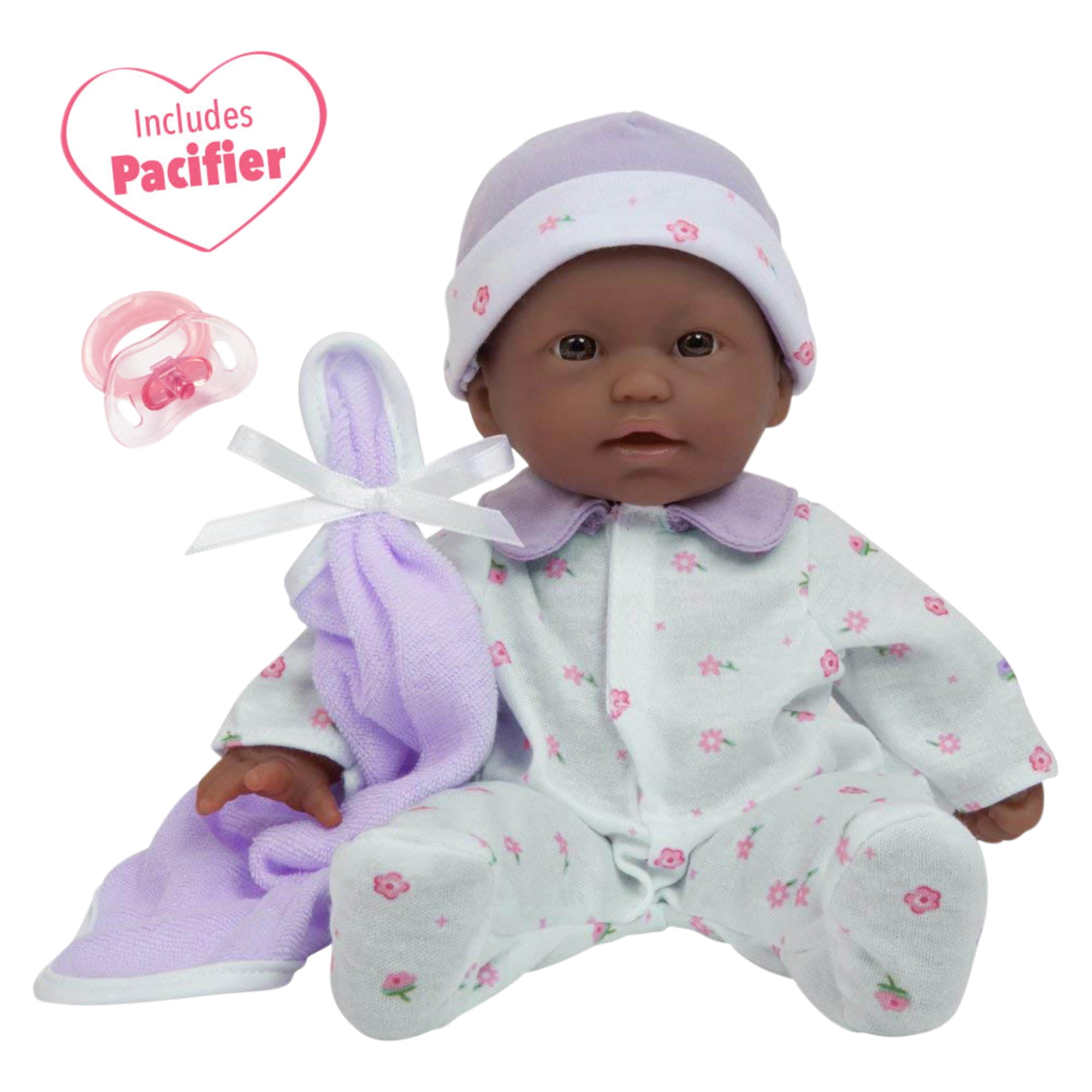 JC Toys La Baby 11-Inch Soft Body Baby Doll Gift Set With Travel Case – Pink Outfit, Perfect For Toddlers Age 2+