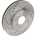thumbnail image 1 of JC Whitney Drill & Slotted Brake Disc for 2005-2011 for Ford for Escape, for Mazda for Tribute, for Mercury for Mariner - Vented Disc, 5 Lug - OE-Grade Fitment, 1 of 6
