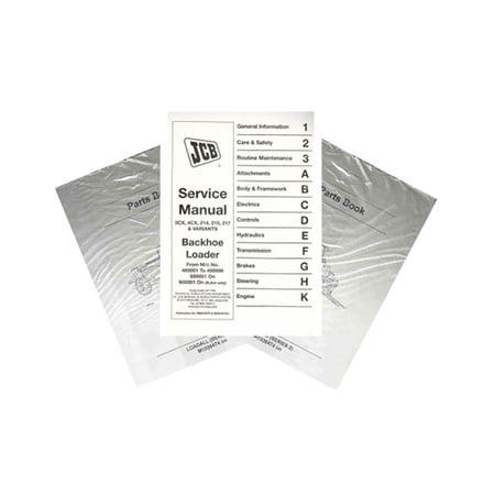 JCB 2CX, 2DX, 210, 212 Backhoe Loader Workshop Repair Service Manual - Part Number # 9803/7110