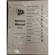 JCB 3CX, 4CX, 214, 214E, 215, 217 Backhoe Loader Workshop Repair Service Manual - Part Number # 9803/3260