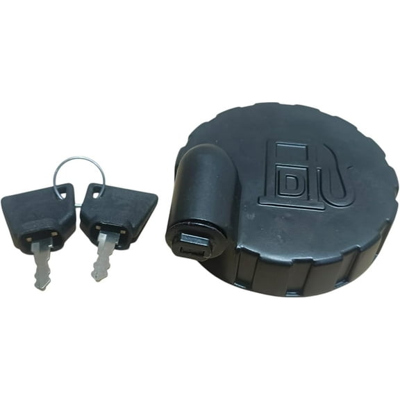 JCB Diesel Fuel Cap with 2 Keys Fits and Compatible with Backhoe 3cx Model and Various Earthmoving Machines (Part No. 123/05892, 331/33064)