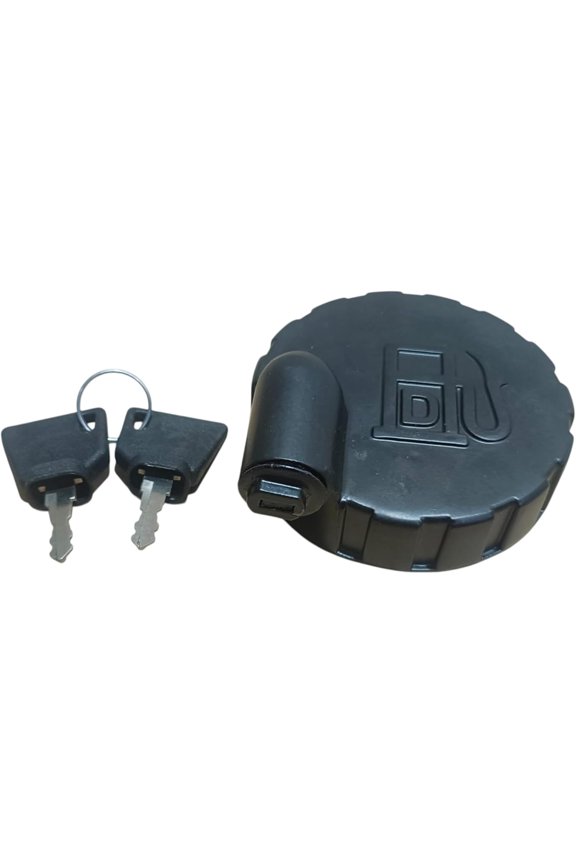 JCB Diesel Fuel Cap with 2 Keys Fits and Compatible with Backhoe 3cx Model and Various Earthmoving Machines (Part No. 123/05892, 331/33064)