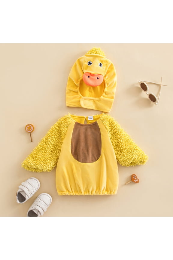 Adorable Animal Toddlers Boys Cute Themed Hooded Long Sleeve Sweatshirt And Hat Outfit Sets Kids Pretend Play Dress Up Cute Clothes Sets