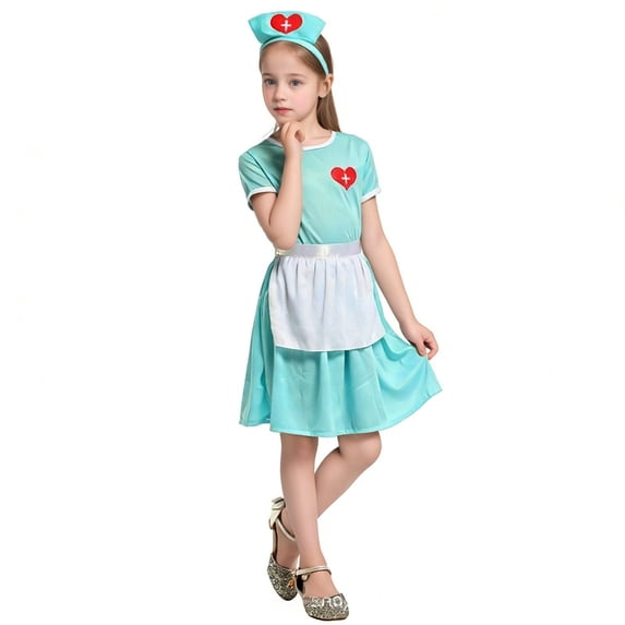 JCCXIN Kids Doctor For Girls Pretend Play Outfit Sets With Comfort Clothes Sets