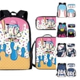 thumbnail image 1 of JCCXIN Kids Teen Boys Girls Backpack With Lunch Box Pencil Case 3 PC Sets Ice-Cream Baseball Graphic Primary Middle High School College Backpacks Lightweight Large Capacity Cool Daily Bags,Pink, 1 of 4