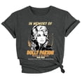 thumbnail image 1 of JCCXIN Plus Size Womens Vintage Dolly Shirt Funny Graphic Tee for Parton Fans Retro Country Music Casual T-Shirt, 1 of 5