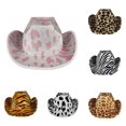 thumbnail image 1 of JCCXIN Toddler Baby Boys Girls Cowboy Hat Western Cowgirl Hats Animal Graphic Halloween Dress-Up Party Caps Wide Brim Sweet Vacation Festival Cap,Pink,5-10 Year, 1 of 7