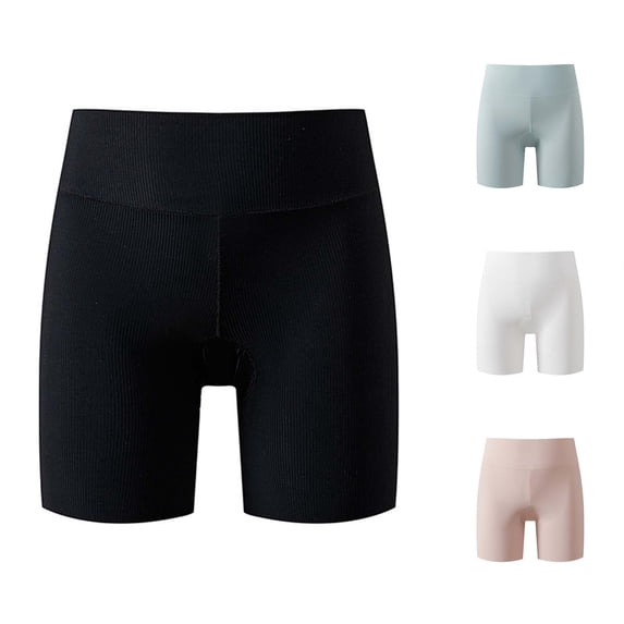 JCCXIN Toddler Baby Girls Biker Shorts Under Dress Safety Shorts Elastic Waist Stretch Biker Shorts Solid Color Breathable Outdoor Daily Casual Summer Cute Beach Bottoms,White,4-5 Years
