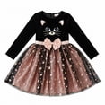 thumbnail image 1 of JCCXIN Toddler Baby Girls Halloween Dress Cat Animal Role Play Sequins Tulle Dress-Up Party Dresses With Headband Crew Neck Long Sleeve Trick Or Treat Carnival Funny Festival Clothes,Black,2-3 Years, 1 of 5