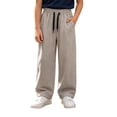 thumbnail image 1 of JCCXIN Toddler Kids Girls Active Sweatpants Joggers Athletic Cargo Pants Baggy Straight Leg Drawstring Trousers With Pockets Fall Winter Casual Daily Wear Lovely Party Bottoms,Beige,5-6 Years, 1 of 7