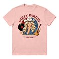 thumbnail image 1 of JCCXIN Womens T Shirts Funny Graphic Tee Retro Short Sleeve Cowboy Dolly Shirts Crew Neck Soft Tshirts for Parton Fans, 1 of 3