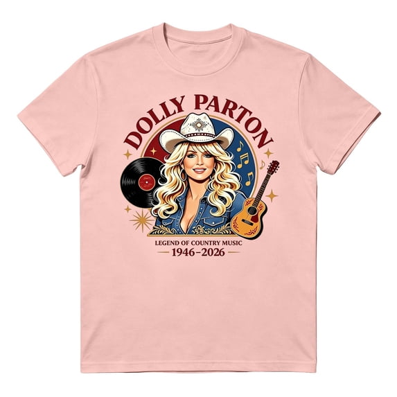 JCCXIN Womens T Shirts Funny Graphic Tee Retro Short Sleeve Cowboy Dolly Shirts Crew Neck Soft Tshirts for Parton Fans