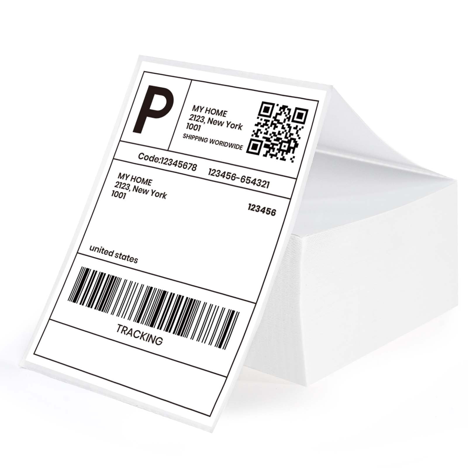 ADHES 4x6 Thermal Shipping Labels, 1000 Fanfold – Strong Adhesive ...