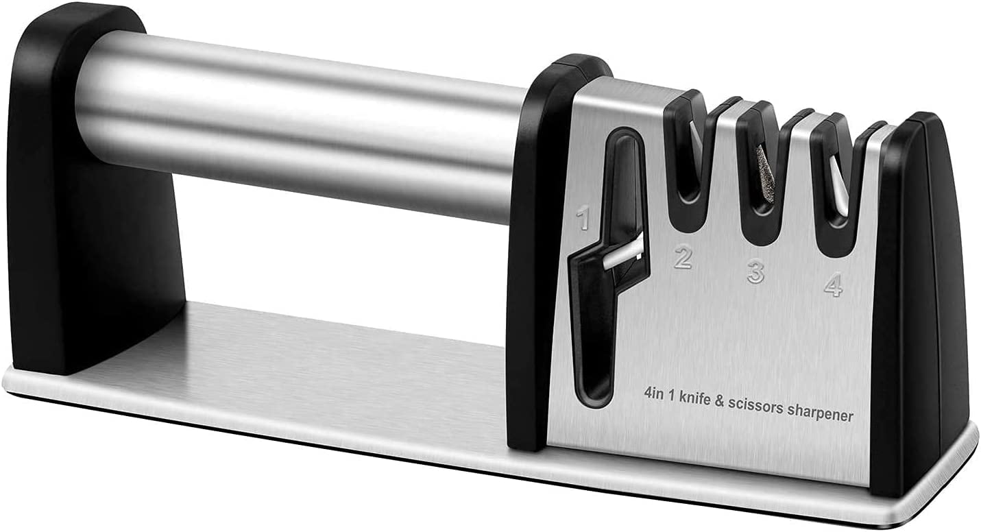 4 In 1 Kitchen Knife Sharpener,best Knife Accessories,manual 3