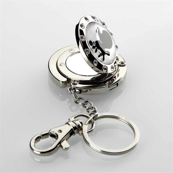 JCLA PMH Poodle Mirror Purse Hanger Keychain