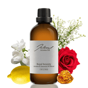 JCLOUD Royal Serenity Essential Oil Inspired by Ritz-Carlton Hotel | Hotel Scent - Pure Aromatherapy Diffuser Oil with Lemon, Jasmine and Amber, Home Luxury & Hotel Scents for Diffuser - 100mL