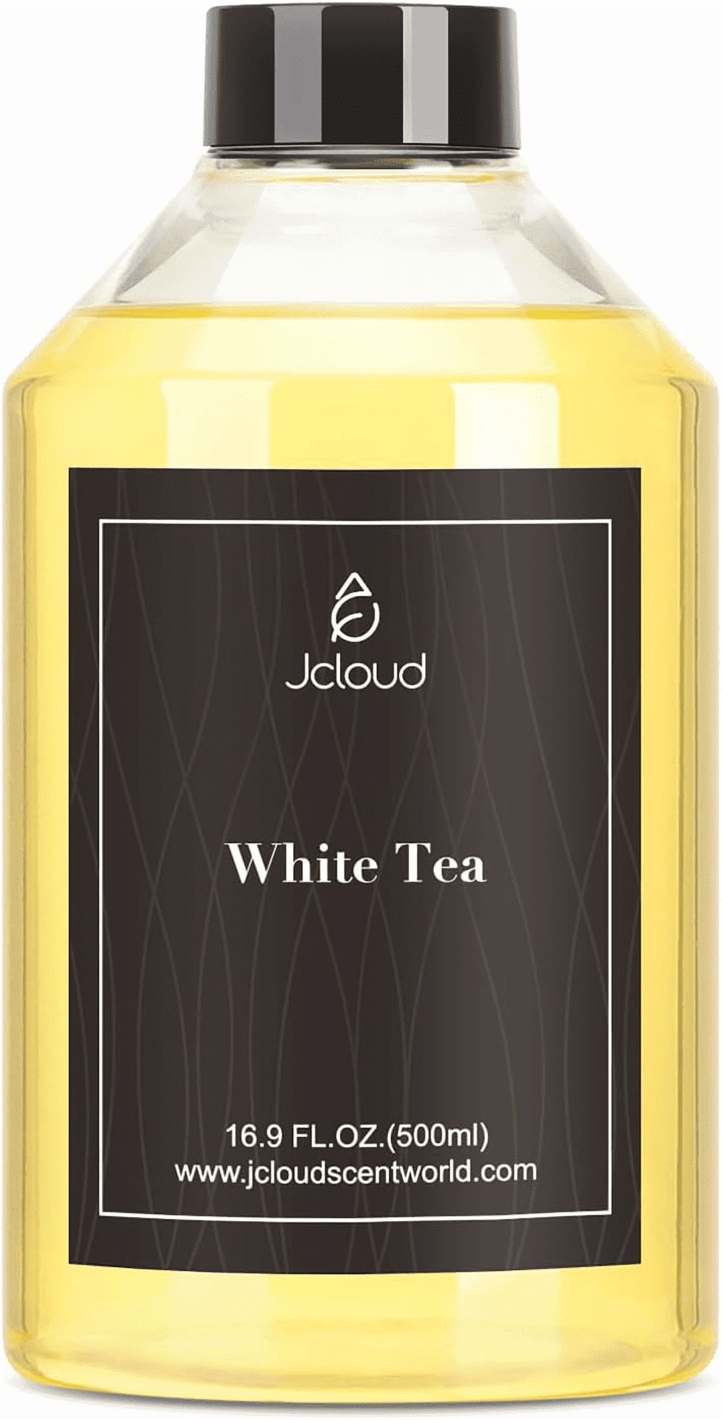 JCLOUD White Tea Hotel Diffuser Oil - 16.9 Fl Oz (500mL) - Luxury Cold Air Diffuser Oil Refill & Hotel Scent Essential Oils Bulk for Home, Aromatherapy, Offices Visit the JCLOUD Store