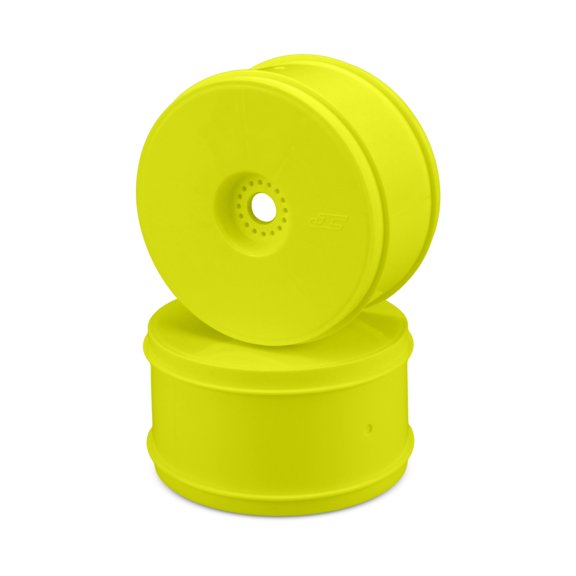JConcepts JCO3369Y 4 in. 1-8th Bullet Truck Wheel, Yellow - 4 Piece