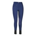 thumbnail image 1 of JCP Tuffrider Ladies Ribb Knee Patch Regular Breeches, Size 36, Navy, 1 of 10