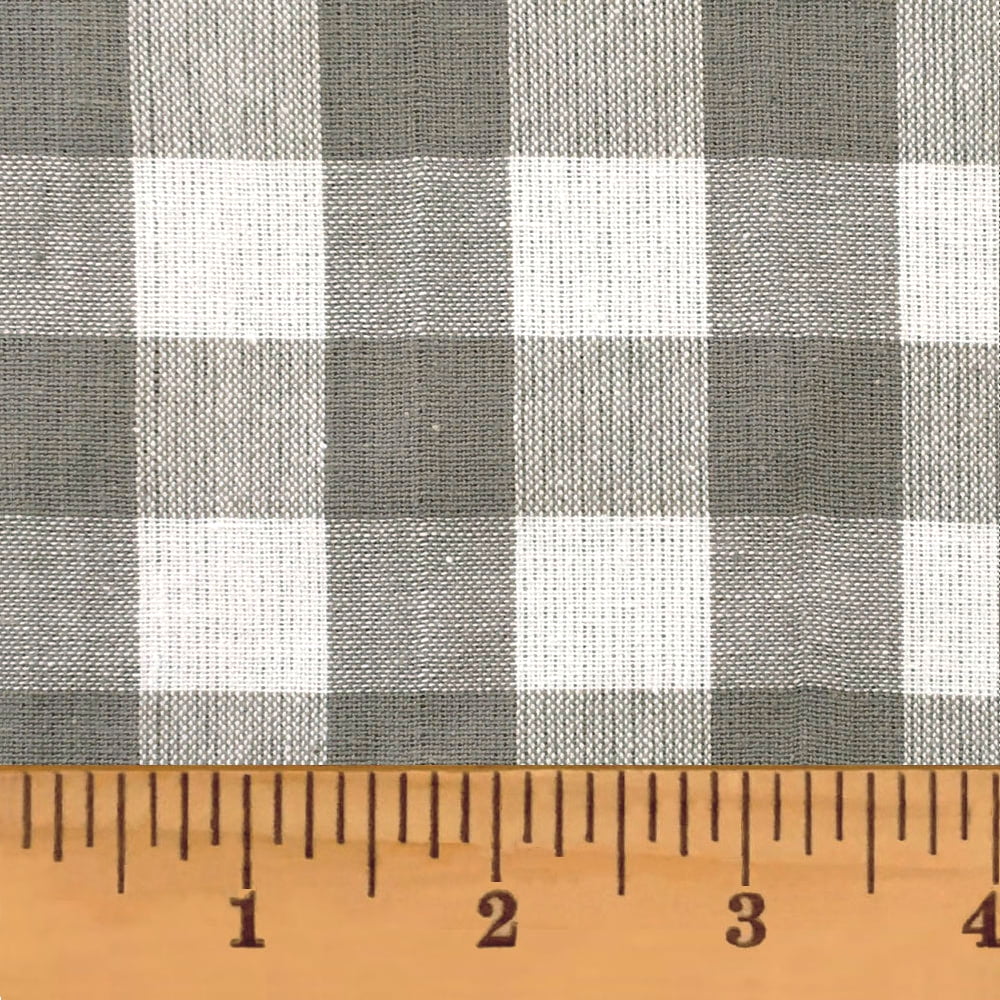Grey Woven Cotton Homespun Fabric | Primitive Craft Sewing DIY Fabric