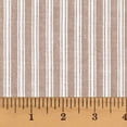 thumbnail image 1 of JCS 100% Cotton Oatmeal Ticking Stripe Homespun Fabric - Sold by the yard, 1 of 11