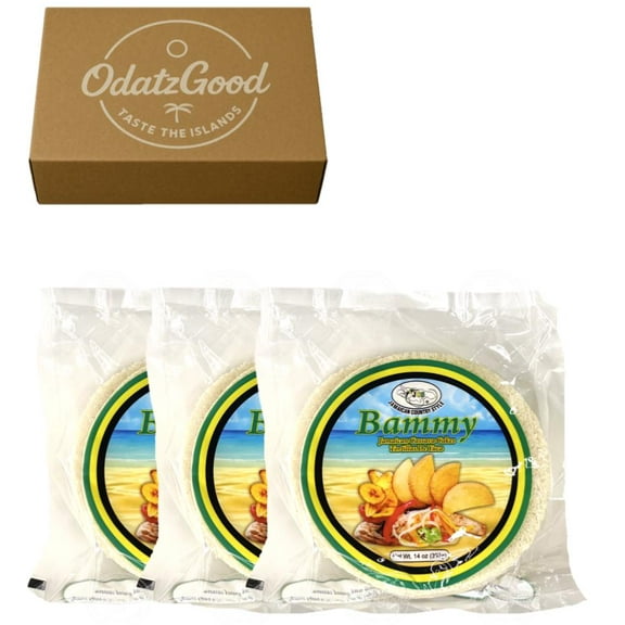 JCS Bammy 14oz (397g) 3-Pack Product of Jamaica Curated & Packaged by ODatzGood