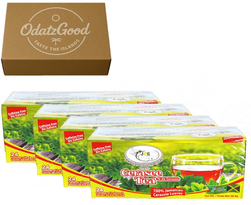 JCS Cerasee Tea 24Tea Bags (38.4g) 4-Pack – Product of Jamaica ...