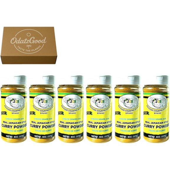 JCS Curry Powder 8oz (227g) 6-Pack Curated & Packaged by ODatzGood