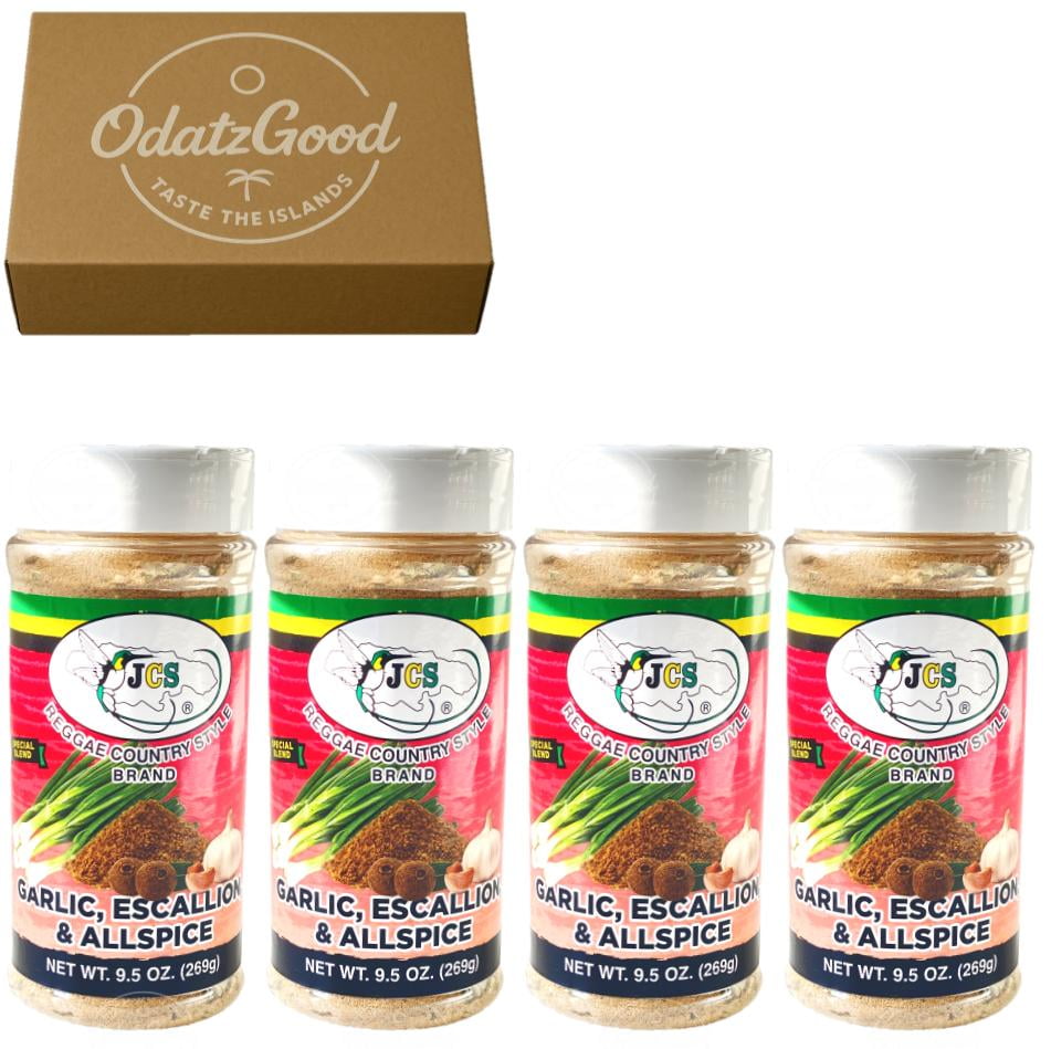 JCS Garlic Escallion Allspice 9.5oz (269g) 4-Pack – Curated & Packaged by ODatzGood
