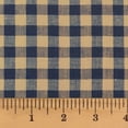 thumbnail image 1 of Heritage Navy Blue 5 Plaid Homespun Cotton Fabric - Sold by the Yard - by JCS, 1 of 7