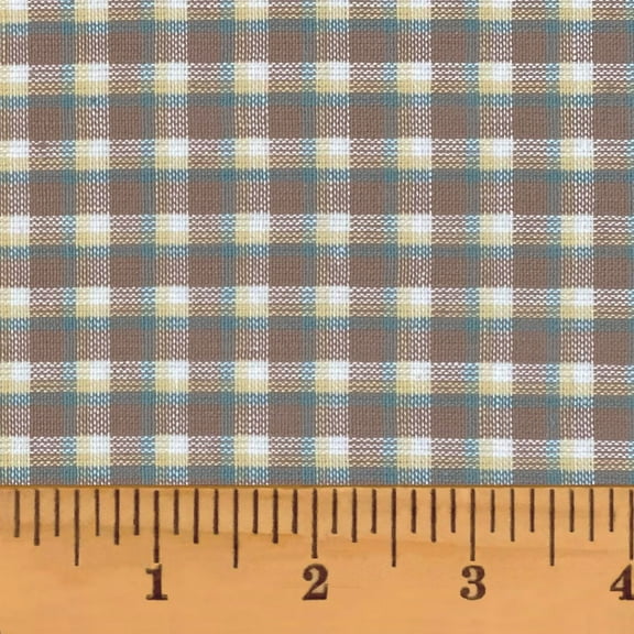 JCS Hometown 3 Plaid Homespun Cotton Fabric Sold by the Yard
