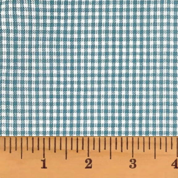 JCS Mercy Blue 2 Plaid Homespun Cotton Fabric Sold by the Yard