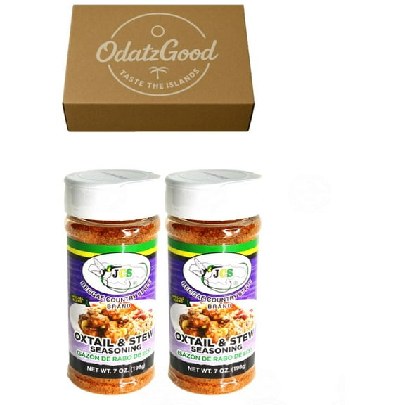 JCS Oxtail & Stew Seasoning 7oz (198g) 2-Pack  Curated & Packaged by ODatzGood