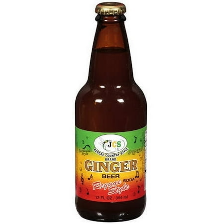 JCS Reggae Country Style Brand Ginger Beer, 12 fl oz