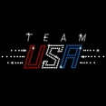 thumbnail image 1 of JCS Rhinestones Team USA America Red Blue Patriotic Iron-on Rhinestone Transfer, 1 of 3