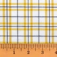 thumbnail image 1 of JCS Summer Yellow 7 Homespun Plaid Cotton Fabric Sold by the Yard, 1 of 9