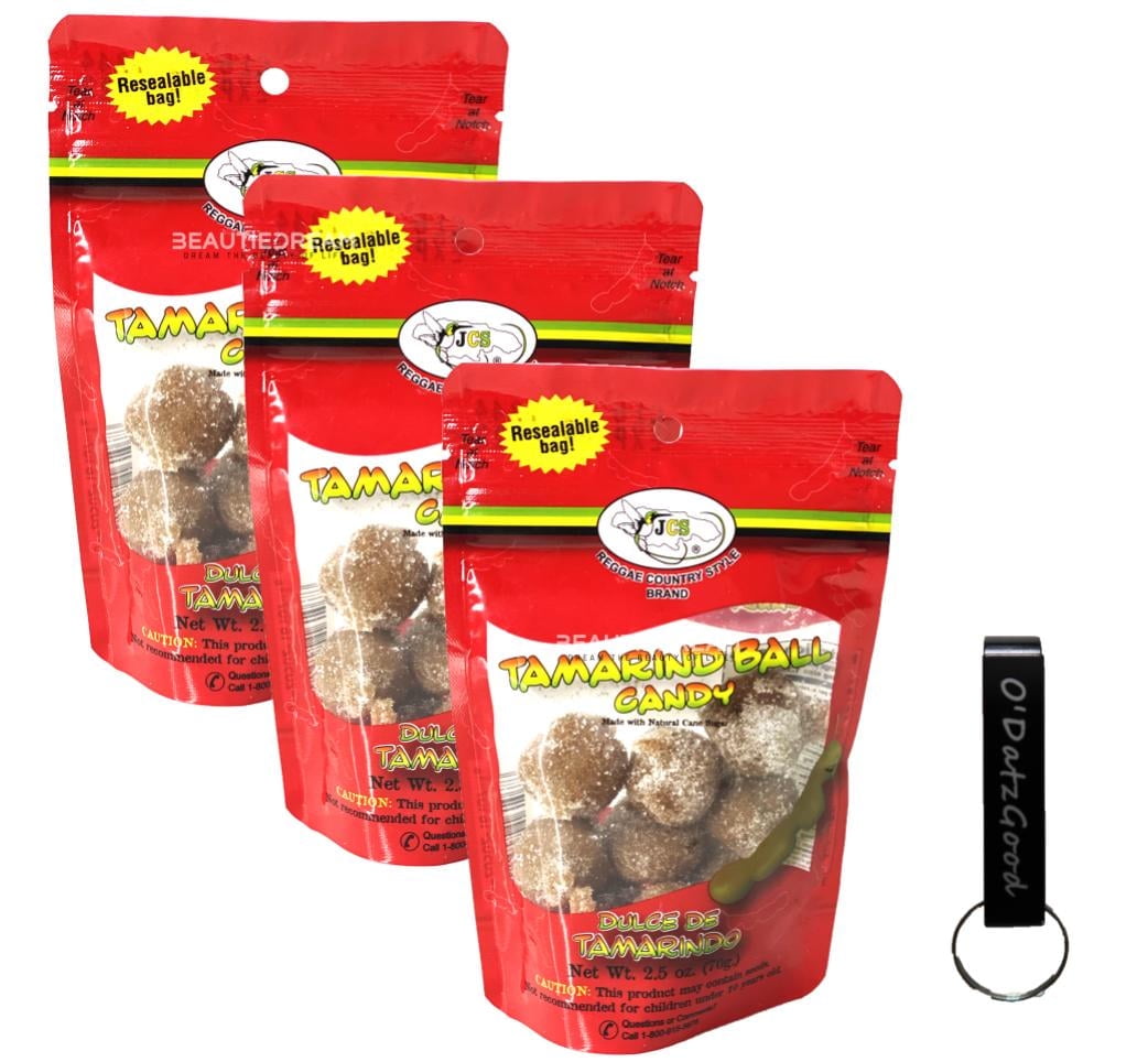 JCS Tamarind Ball 2.5 oz (70g) Pack of 3 Packaged w/ ODatzGood