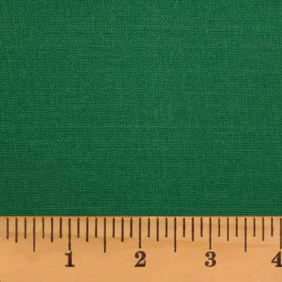 JCS Traditional Green Solid Homespun Cotton Fabric Sold by the Yard