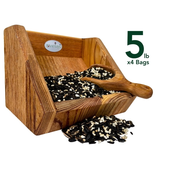 JCS Wildlife Cardinal Favorite 5lb Loose Seed Bag (4-Pack)
