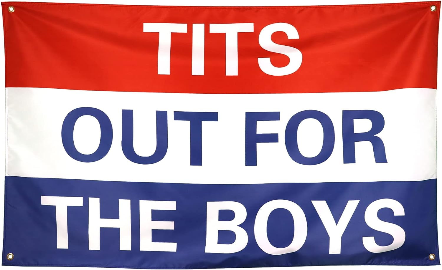 JCSHIT Tits Tots Out for the Boys Flag Funny Meme Flags Banner Cool